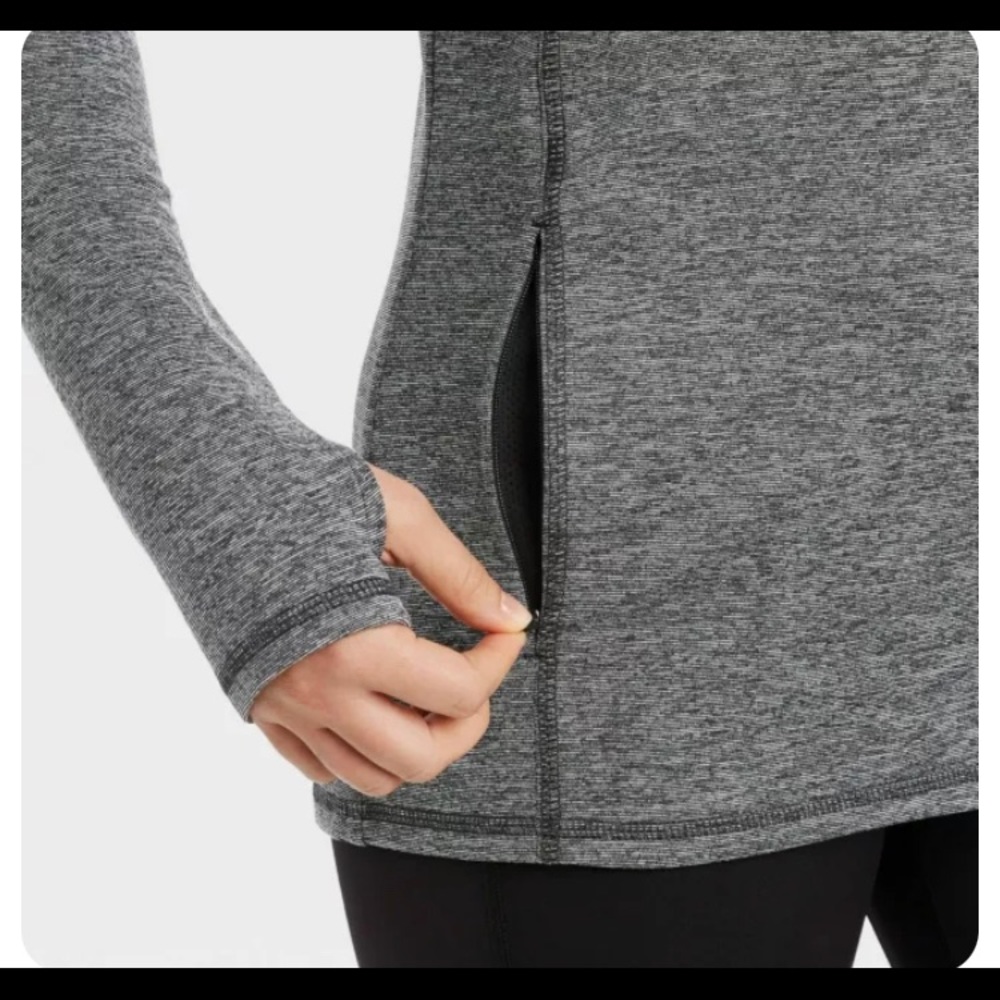 All in Motion Moisture Wicking Pullover Shirt with Side Pocket Active Wear - Picture 7 of 7